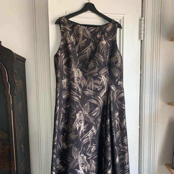 Lafayette 148 patterned metallic accent dress - Picture 2 of 6